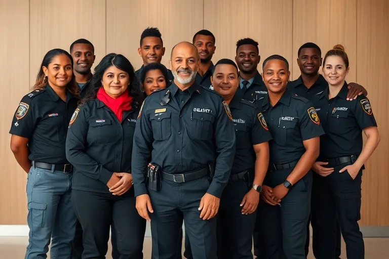 Q Security Services Team Group Photo